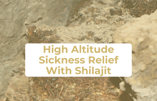 High Altitude Sickness Relief With Shilajit